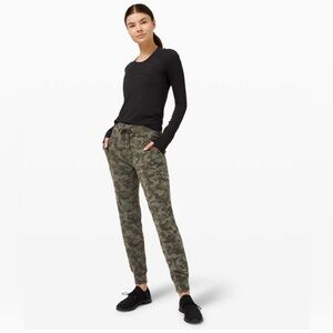Lululemon Ready To RULU Camo Jogger Track Cuffed Workout Running Gym Pants